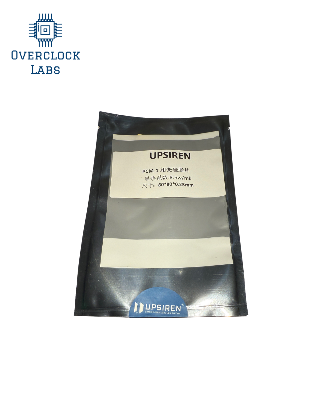 UPSIREN PCM-1 Phase Change Pad - 80x80x0.25mm 8.5W/mk
